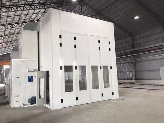 गुणवत्ता निष्कर्षण के लिए गड्ढे के साथ BZB15m बस स्प्रे बूथ फैक्टरी