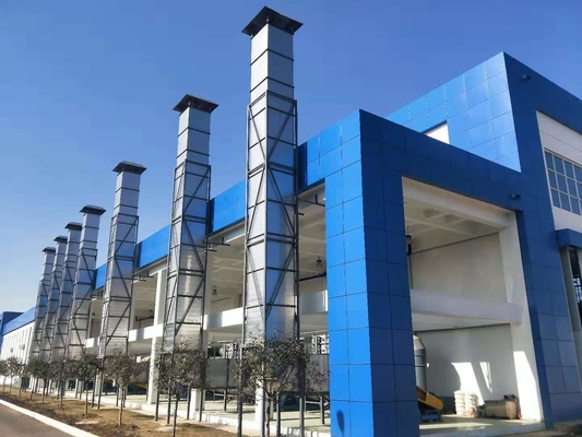 एयरक्राफ्ट फैक्ट्री के लिए रॉक वूल पैनल के साथ पिट एक्सट्रैक्शन सीई स्टैंडर्ड के साथ एयरक्राफ्ट पेंट बूथ
