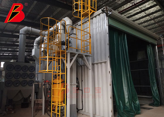 गुणवत्ता भूतल सफाई BZB Sandblasting कक्ष फैक्टरी