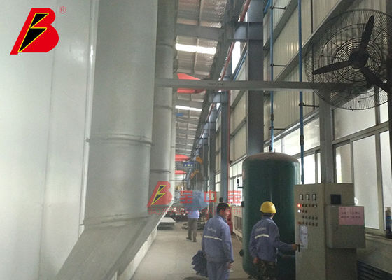 गुणवत्ता स्वचालित सतह सफाई 69kw Sandblasting कक्ष फैक्टरी