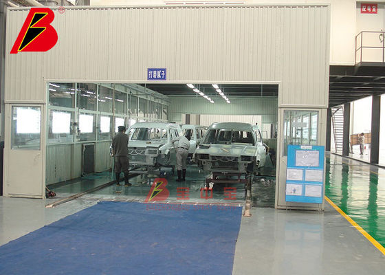 गुणवत्ता सैंडिंग इक्विप्मेंट्स TUV 30min सेट कार पेंटिंग लाइन फैक्टरी