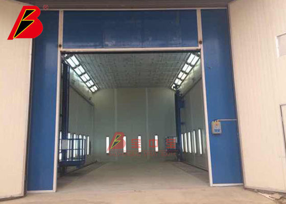 3 डी लिफ्ट के साथ टीयूवी बड़े ट्रक वाहन औद्योगिक स्प्रे बूथ