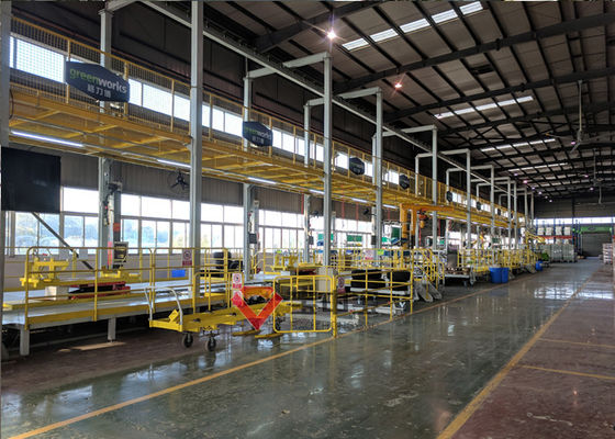 गुणवत्ता मोटरसाइकल ऑटोमैटिक पेंट लाइन स्मार्ट चेन ड्राइव सिस्टम के लिए इंस्पेकिटोन और असेंबल लाइन फैक्टरी
