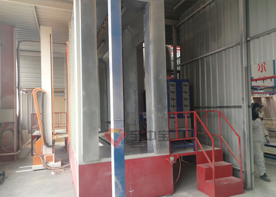 उद्योग उपकरण धातु दरवाजे के लिए स्वचालित रूप से पाउडर कोटिंग लाइन